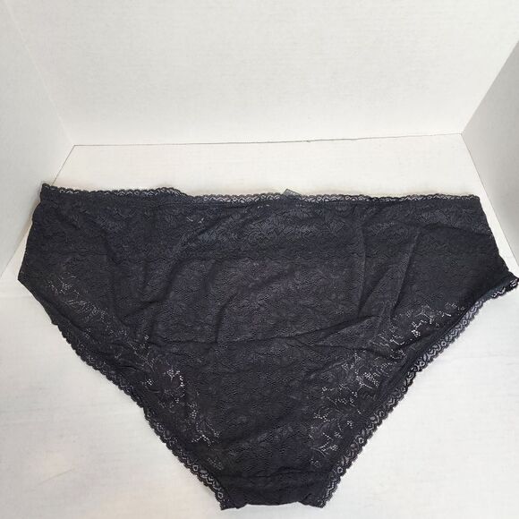 5X 28W Torrid Black Lace Panty Hipster Mid Rise 4 Way Stretch Lingerie Boudior P - Picture 5 of 7